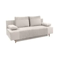 Sofá de tres plazas Leon cama con arcón beige