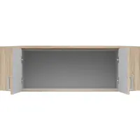 Altillo rinconero para armario Brando 165 cm con 2 puertas roble sonoma