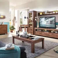 Тумба RTV Gent 200 см с 3 ящиками и полкой дуб стирлинг