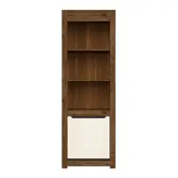 Estantería Ruso 69 cm con puertas y 3 estantes roble april