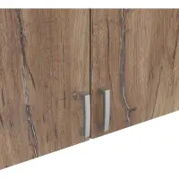 Altillo para armario Brando 136 cm con 3 puertas roble flagstaff oscuro