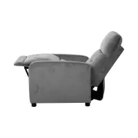 Sillón tradicional Monti con función relax gris