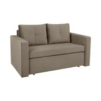 Диван двухместный Bunio III раскладной с ящиком коричневый