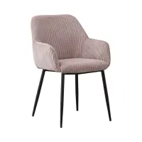 Silla tapizada Jessy rosa