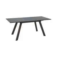 Mesa extensible Heiko 140-180x80 gris-negro