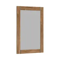 Настінне дзеркало Gent 101x66 см коричневе