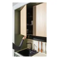 Conjunto de cocina Milino Medium B 332 cm gris/roble con encimera