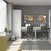 Estantería Nepo Plus 60 cm con puertas blanca