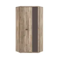 Armario de esquina Malcolm 96x96 cm roble canyon monument estampado/gris wolframio