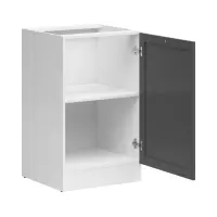 Armario de cocina inferior Junona Line 50 cm derecho grafito