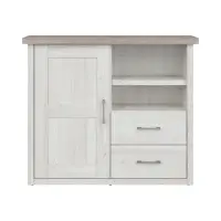 Cómoda Luca Baby 107 cm con puertas y 2 cajones alerce sibiu claro