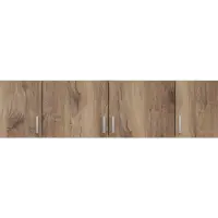 Надстройка для шкафа Brando 181 см с 4 дверями дуб флагстафф темный