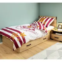 Mesita de noche Lara 50 cm con cajón fresno belarus