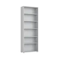 Estantería Office Lux 79 cm con 5 estantes gris
