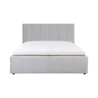 Cama tapizada Lones 160x200 gris