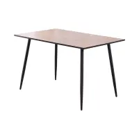 Mesa Tom 120x80 natural/negro