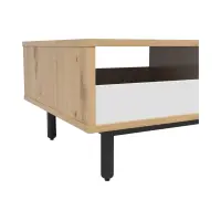 Mesa de centro Gap 110x60 roble artisan/blanco