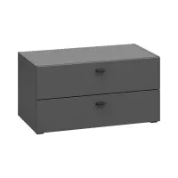 Cómoda System 64 con 2 cajones grafito