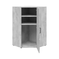 Estantería de esquina MultiDo 71,5x71,5 cm con puertas atelier claro