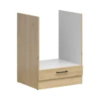 Armario de cocina para horno encastrable Junona Line 60 cm roble bernstein