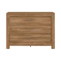 Cómoda Gent 115 cm con 3 cajones roble stirling