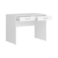 Письменный стол Nepo Plus 100 см с 2 ящиками белый