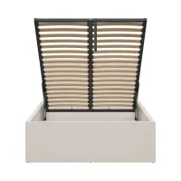 Cama Tetrix 120x200 con somier y contenedor cachemir