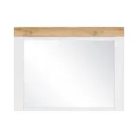 Espejo de pared Holten 70x92,5 cm blanco-marrón