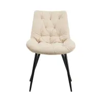 Крісло оббите Claudio вельветове екрю