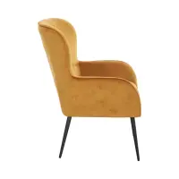 Sillón orejero Samon amarillo