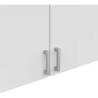 Надставка до шафи Brando 136 см з 3 дверцятами дуб артізан/білий