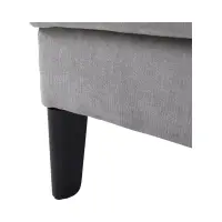 Sofá cama de tres plazas Sentila con arcón beige