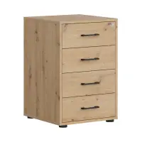 Тумба Space Office 50 см з 4 шухлядами дуб артізан