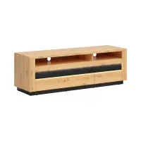 Mueble RTV Ostia 161 cm con 2 cajones y un estante roble artisan