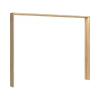 Декоративная планка для шкафа Glamour с LED (passe-partout) дуб маувелла