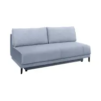 Sofá de tres plazas Sentila con cama y arcón gris