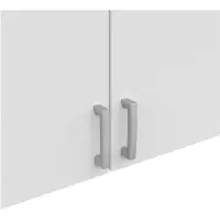 Надставка для шкафа Brando 181 см с 4 дверцами белый/дуб сонома