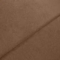 Sofá de tres plazas Kamari convertible con arcón de terciopelo marrón