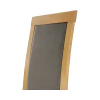 Silla tapizada Como marrón