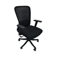 Silla giratoria Sid negra