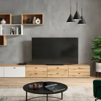 Cómoda System 64 con 2 cajones roble coast evoke