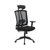 Silla giratoria Nao negra