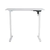 Геймерский стол Emil 2 с электрической регулировкой 120 см белый