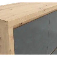 Mueble Larios 105 cm de cuatro puertas roble artisan/matera