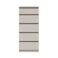 Komoda Tetrix 50 cm z 5 szufladami kaszmir