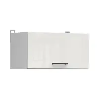 Armario de cocina superior Junona Line 60 cm abatible brillo tiza