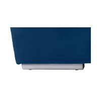 Sofá rinconera universal Laro convertible con arcón azul marino