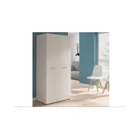 Armario de dos puertas Neno 81 cm blanco