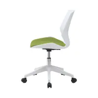 Silla giratoria Kili blanco - verde