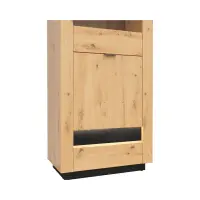 Vitrina Ostia 67 cm con 2 puertas roble artisan